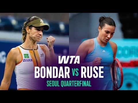 Anna Bondar vs. Elena-Gabriela Ruse | 2026 Seoul Quarterfinal | WTA Match Highlights
