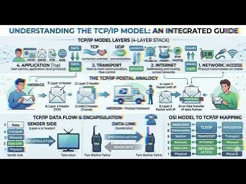 What is TCP/IP Model? | TCP IP Model Explained for Beginners | Computer Networking Basics