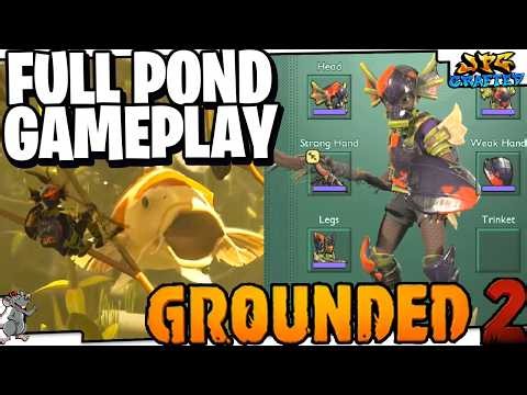 Grounded 2 Pond Gameplay! All New Koi! Abyss Tease! New Bugs! But Underwater Bases Are Underwelming!