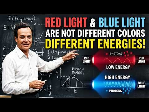 "Feynman: Red Light and Blue Light Are Not Different Colors — Different Energies "