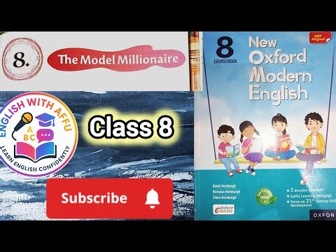 Class 8 The Model Millionaire in English | new Oxford modern English book | English explaination