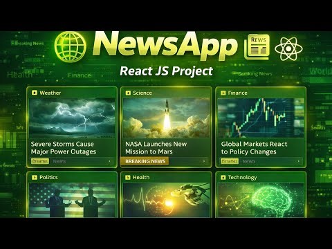 NewsApp – React JS project