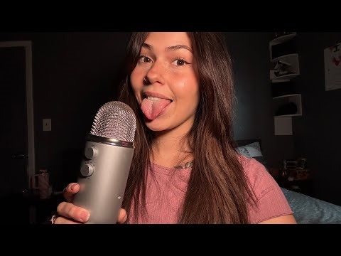 ASMR Up Close Whispering & Mouth Sounds! (This Will Put You To Sleep) 