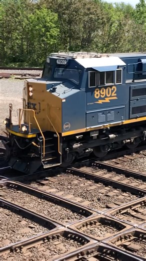 Slamming 4 RR Diamonds! CSX Trains In Ohio, See My Long Videos! JawTooth #shorts
