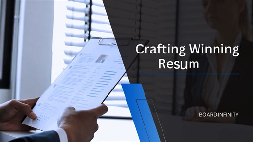 Coursera_Crafting Resume