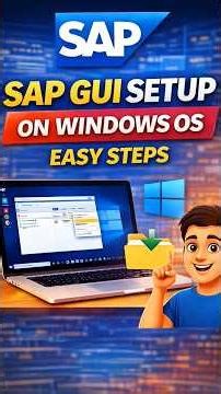 SAP GUI Setup on Windows OS | Easy Steps #sap #viral #trending #shorts #short #trend #ytshorts #yt