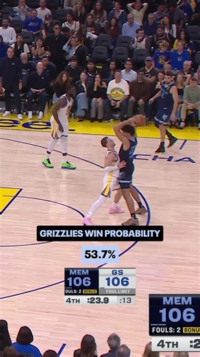 The Grizzlies closed the game on a 17-2 run to spoil the Warriors’ home opener. 😅 #nba #grizzlies #comeback