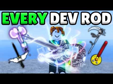 Starting Over in Fisch with EVERY DEVELOPER Rod!