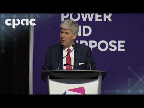 Energy Minister Tim Hodgson speaks at Canadian Nuclear Association’s 2026 conference