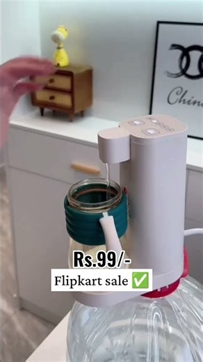 Desktop Electric Water Dispenser Pump with Base Tray for 20 Litre Water Bottle Can