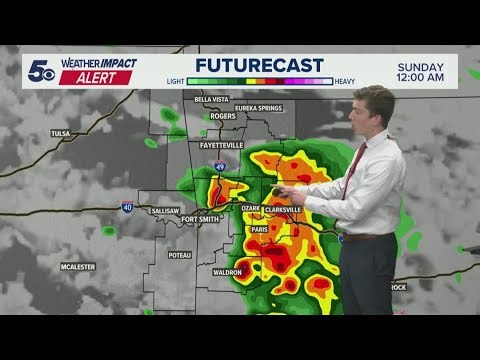 Latest Weather | Storms continue until midnight, before clearing out early Sunday morning