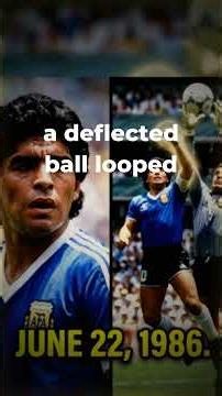 Diego Maradona's Hand Of God & Goal Of The Century: Argentina vs. England, June 22 1986 Facts