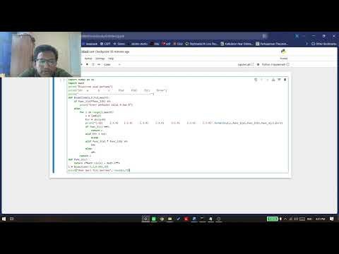 Bisection Method with python using Jupyter Notebook