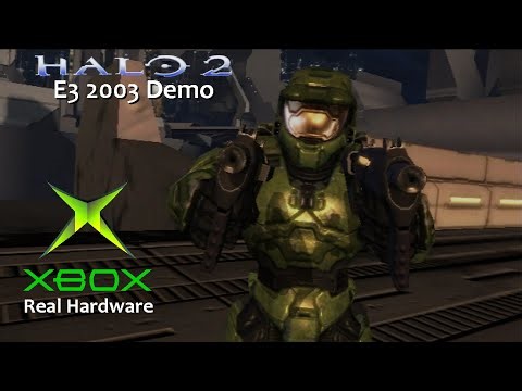 (OLD) Halo 2 — E3 2003 demo played on real Original Xbox (Debug Kit) hardware