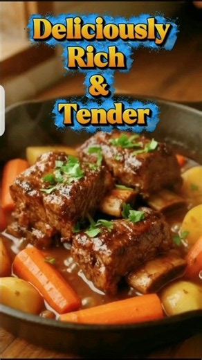 Slow Cooker Short Ribs#ribsrecipe #shortribs #beefshortribs #shortribsrecipe #beefrecipe #beefrib