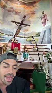 A Catholic priest was tragically killed after a massive crucifix fell on him