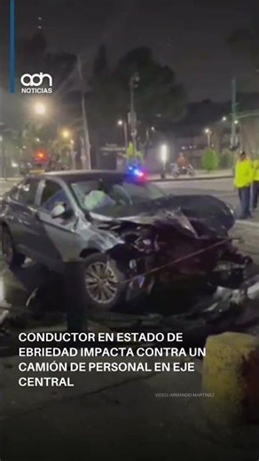 ¡Fuerte impacto en la Doctores! Conductor en estado de ebriedad desata un choque en Eje Central