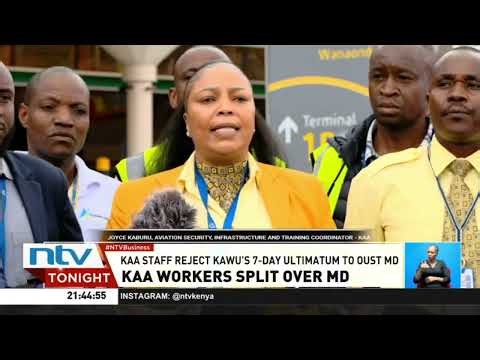 Standoff over the removal of Kenya Airports Authority (KAA) Managing Director Moses Wekesa persists.