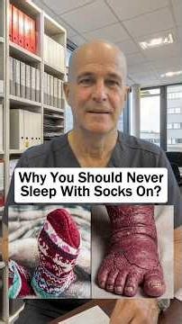Why You Should Never Sleep With Socks On? #health #healthy #healthtips #usa #fyp