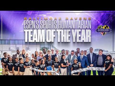 Inside the Ravens' Work as ESPN's Sports Humanitarian Team of the Year | Baltimore Ravens