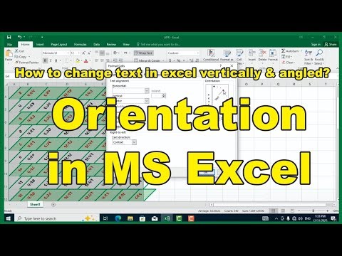 How to Change Text Orientation in Excel | Rotate Text Vertically & Angled
