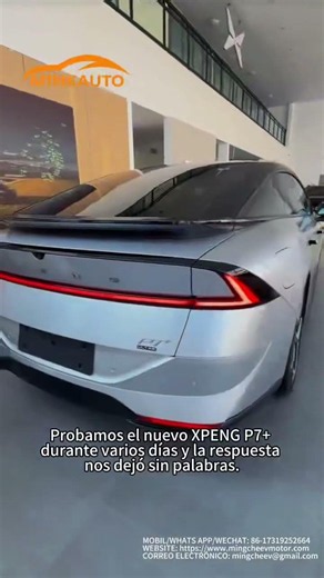 XPENG P7+ : ¡El sedán eléctrico más inteligente y espacioso! 🚗🤖