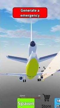 Rate the emergency landing 1 through 10 #roblox