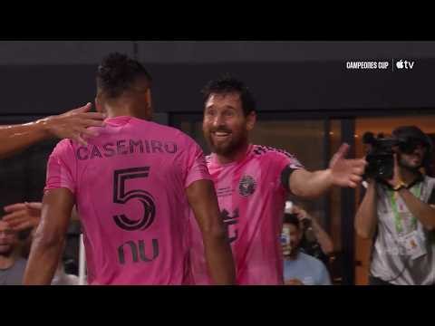 GOAL Casemiro, ASSIST Lionel Messi | Inter Miami 2-0 Cruz Azul | Campeones Cup 2026