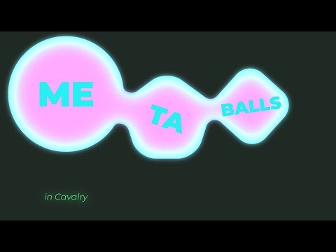 Make Metaballs in Cavalry