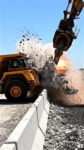 EPIC Quarry Blast & Monster Truck Jumps! 💥 Heavy Machinery Demolition