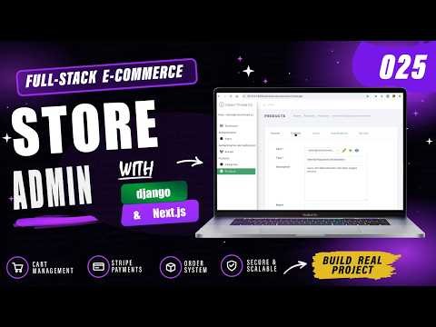 025 Adding Product Models to Admin | Django + Next.js E-Commerce