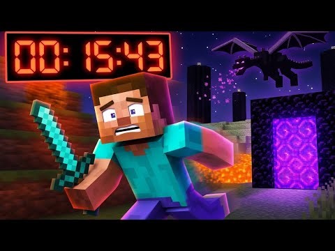 MINECRAFT 1.21 SPEEDRUN (WORLD RECORD PACE?) 🏃‍♂️💨