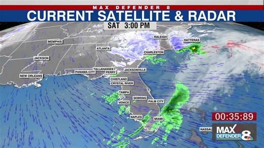 SNOW FLURRIES SPOTTED: Max Defender 8 Chief Meteorologist Jeff Berardelli is live with the latest on our chances for snow flurries amid plunging temperatures. | Have a question about the forecast? Ask it in the chat! | WFLA News Channel 8