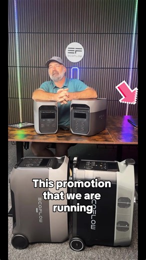 DELTA Pro, 3600Wh, 3600W Output, EcoFlow Portable Power Station, 2.7H to Full Charge, 5 AC Outlets, 120V LFP Battery with Expandable Capacity