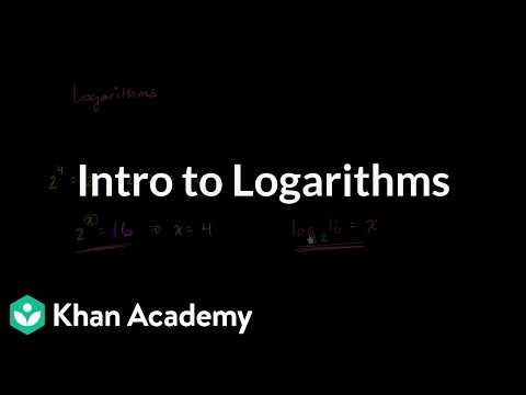 Intro to logarithms | Science | Khan Academy