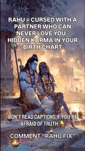 RAHU = CURSED WITH A PARTNER WHO CAN NEVER LOVE YOU - HIDDEN KARMA IN YOUR BIRTH CHART