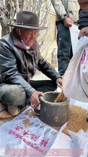 Tibet’s Ancient Grain Hack: No Scales, Just This Wooden Tool (Genius !)