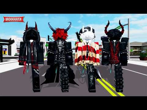 OUTFIT EMO SLENDER MERAH UNTUK COWOK (CODE & BODY) Di Brookhaven - Roblox