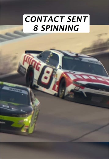 NASCAR O'Reilly Auto Parts Series Wreck Caused by a Nudge