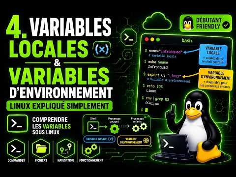4 Variables Locales & Variables d’Environnement Linux | Comprendre Bash