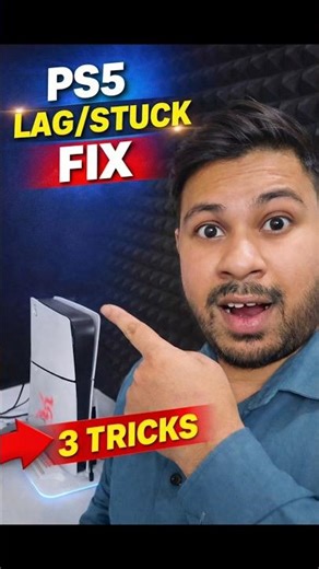PS5 Lag/Stuck Fix 🔥 3 Easy Tricks (100% Working)