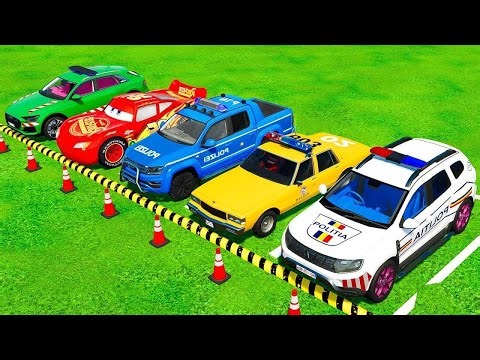 DACIA, VOLKSWAGEN, AUDI Police & MERCEDES, FORD Ambulance Emergency Transport! 🚓🚑 | FS22 LIVE