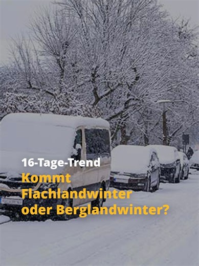 Wintervorhersage: Schnee im Flachland oder Bergland? ❄️
