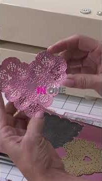 3D Lace Doily Die Set: Craft Year-Round Gorgeous Projects! #shorts