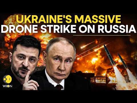 Russia-Ukraine War LIVE: Ukraine’s Biggest Drone Strike Yet? Russia Faces Widespread Attacks | WION