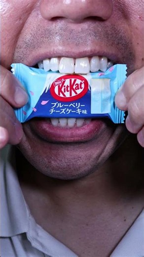 ASMR | KitKat Blueberry Cheesecake 🍫 Unique Japan Flavor & Satisfying Crunch #DoctorTristanPeh #ASM
