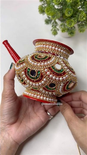 Diy Karwa decorations #diy #karwadecoration #handmade #shorts #youtubeshorts #karwachauthspecial
