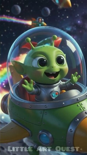 🚌 The Magic School Bus to the Moon! 🌙 | Baby Aliens & Rocket Adventure | Fun Cartoon for Kids