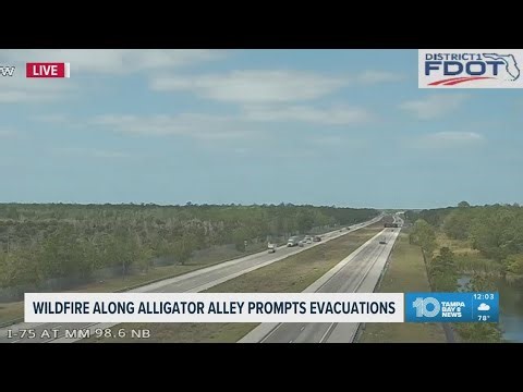 Wednesday afternoon Alligator Alley fire update