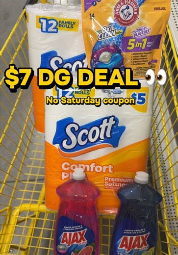 You do NOT have to wait until Saturday for this one 😭👏🏾 $16 ➝ $7 tax at Dollar General using digital coupons …and yes, it’s that simple 💸 Check your DG app for that $3 off $15 (select accounts only) * * * #weeklydeals #dollargeneralcouponing #dollargeneraldeals #couponingdealsthisweek #couponing